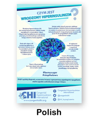 Polish language version of What is Congenital Hyperinsulinism poster