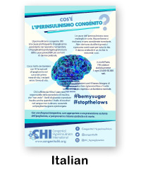 Italian language version of What is Congenital Hyperinsulinism poster