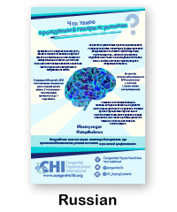 Russian language version of What is Congenital Hyperinsulinism poster
