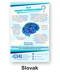 Slovak language version of What is Congenital Hyperinsulinism poster