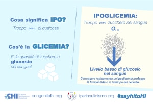 Congenital Hyperinsulinism infographic in Italian
